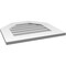 Ekena Millwork Octagonal Top Surface Mount PVC Gable Vent w/ 3-1/2"W x 1"P Standard Frame, 22"W x 20"H GVPOT22X2001SN - alternate 4